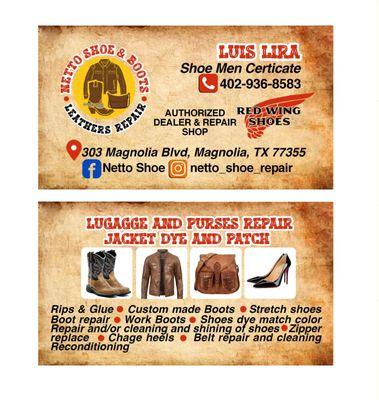 This some of our our services, any cuestion feel free call or text