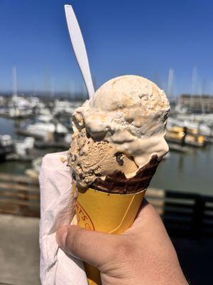 Kona mocha chip and horchata cajeta