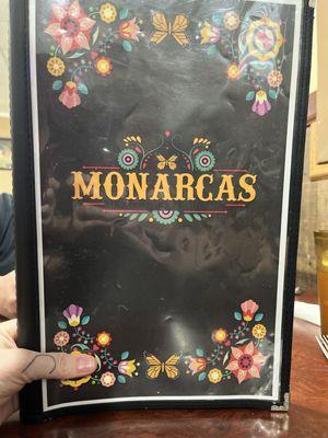 Front of Menu