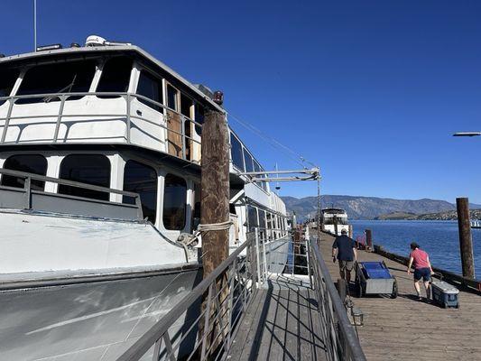 Lady of the Lake four hour ferry service from Chelan to Stehekin, July 2025
