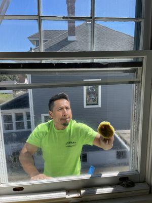 nice and clean windows to you enjoy the view off the beautiful day