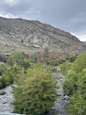 River to swim in carefully