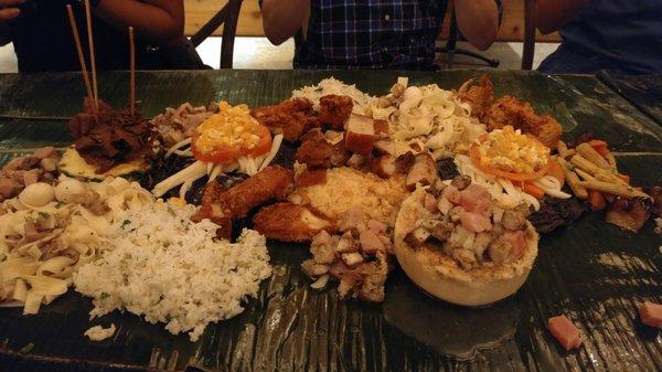 Kamayan August 2017 menu