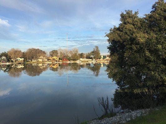 Calm Day On The Delta Highway 160