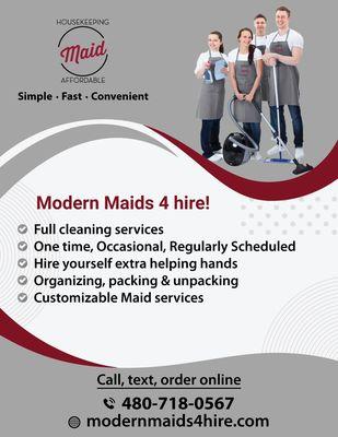 Housekeeping Maid Affordable