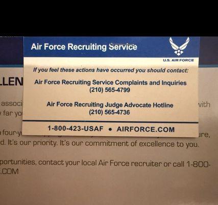 Air Force Recruting