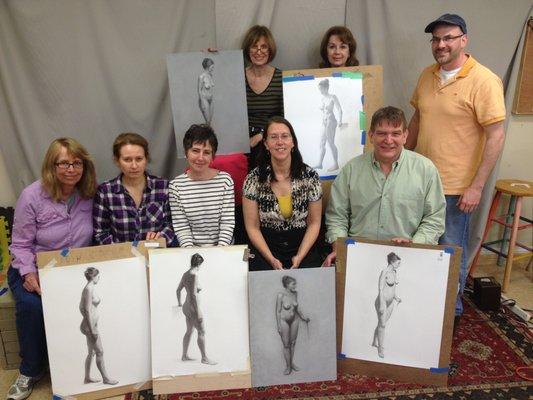 Succesful Life Drawing Class!