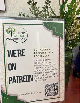 Poster in their office