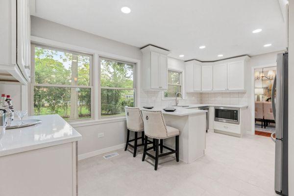 Modern kitchen design installed by us!