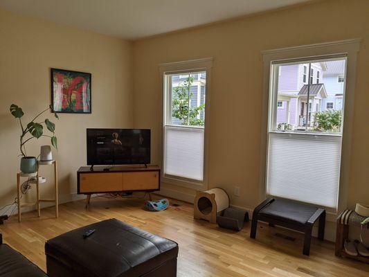 console in my living room at home