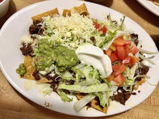Ground beef Nachos Supreme