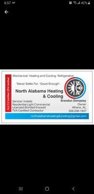 North Alabama Heating & Cooling