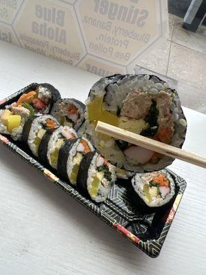 Tuna kimbab non spicy. Was so good