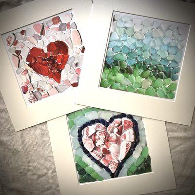 Sea glass prints available at Village Sea Glass located at 885 41st Avenue 95062 near Capitola Village