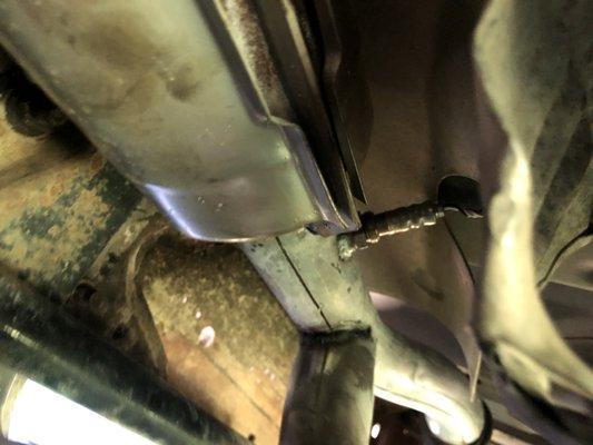 Cut up broke heat shield now rattling