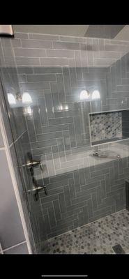 My newly remodeled bathroom. I love it.