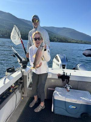 Just two of the fishes we caught