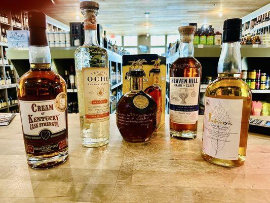 Hard to find Spirits available.