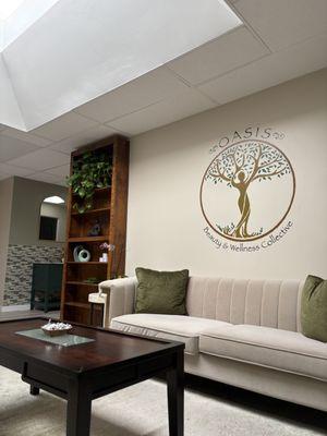 Our skylit lobby truly creates embodies our Oasis atmosphere.