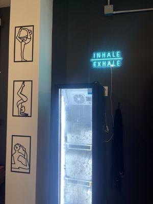 Cold towels for after class