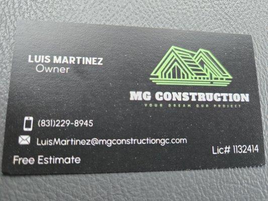 MG Construction