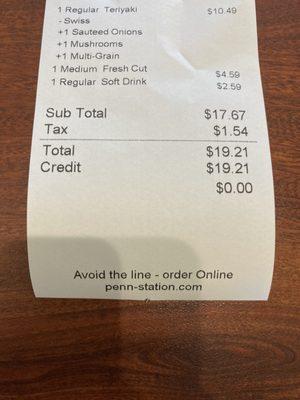 Penn Station East Coast Subs