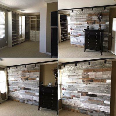 Huge custom barn wood door