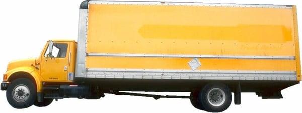 Professional 26ft box truck, equipped with all your moving needs.