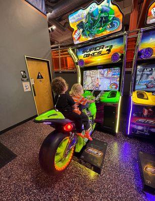 Making great use of the free arcade!