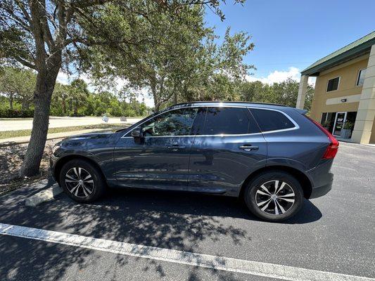 Added a light tint to front side windows for added privacy and to help with heat.