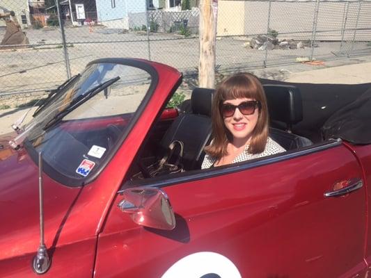 Classic cut, classic car!