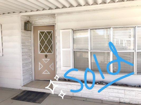 Palm Desert Greens property - represented the sellers and had 5 offers!