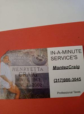 In A Minute Services