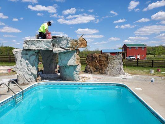 In process coming along