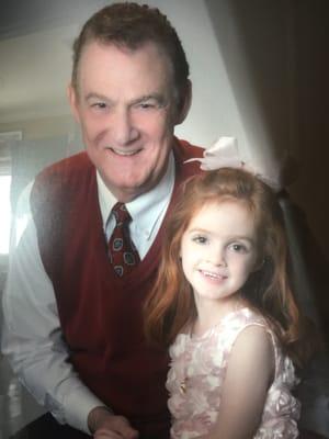 This is Dr. Giambelluca with his granddaughter.