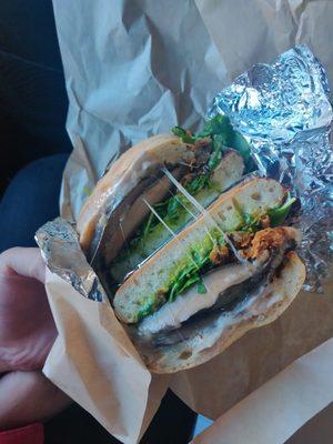 Portobello sandwich