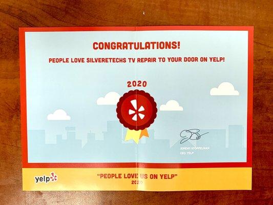 Awarded with this recognition since 2016.
Thank you all for your support.