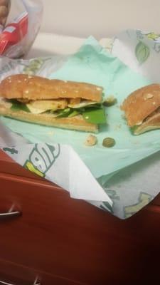 I love non toasted sandwiches. They have absolutely the freshest ingredients to achieve this great sandwich.