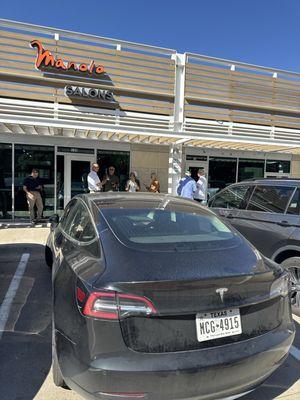 The line for Michelin star tacos!