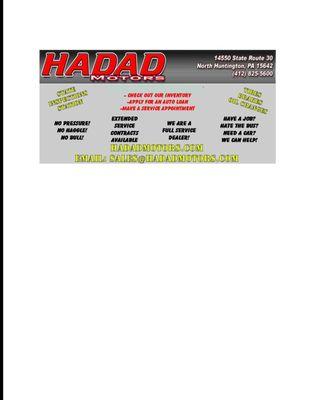 Hadad Motor Sales And Service