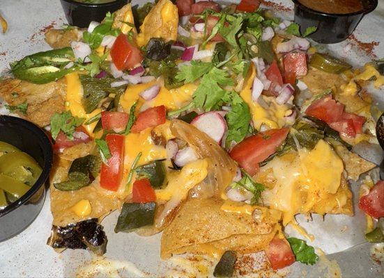Loaded nachos- Chef Phil nailed it!