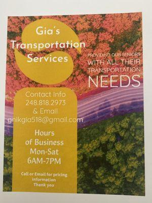 Gia's Transportations