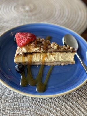 Pumpkin praline cheesecake