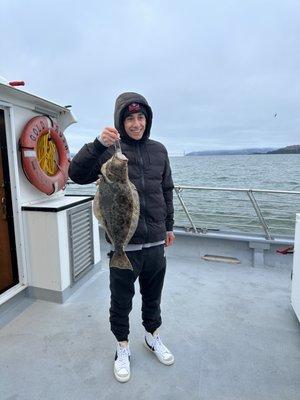 One of the first catches of the day!