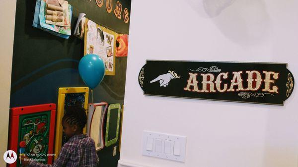 This arcade is full of fun.