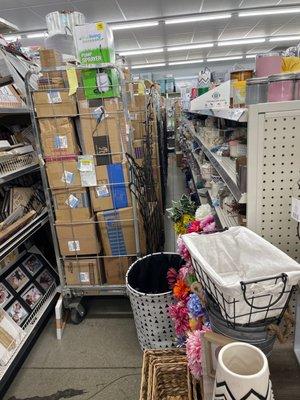 Can't get down the aisle