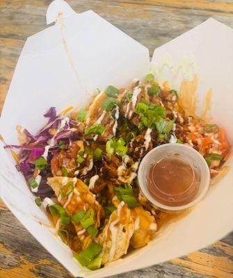 Chicken bulgogi loaded fries