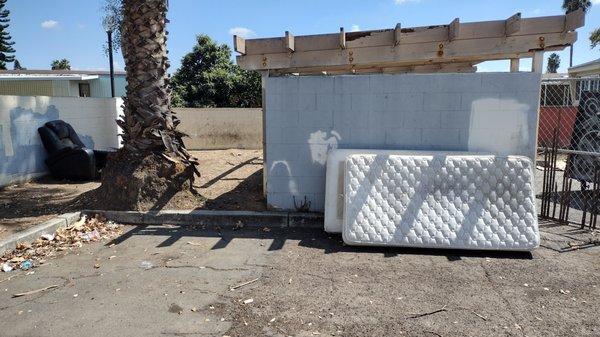 Mattress removal done in a flash.