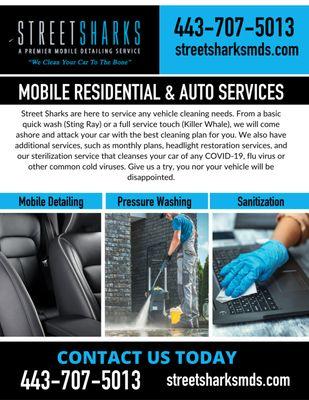 StreetSharks Mobile Detailing Service
