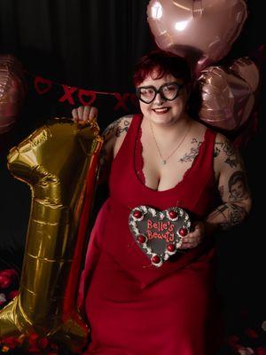 Belle's Beauty (as a sole prop) turned 1 on February 1st! I did a little birthday shoot to celebrate